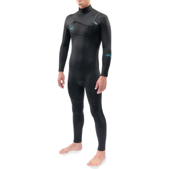 Гидрокостюм DAKINE MENS QUANTUM C/Z FULL SUIT 4/3 Black/Yellow, размер XL